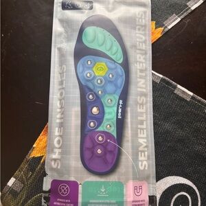 Unbranded Purple & Teal Magnetic Athletic Shoe Insoles for Men